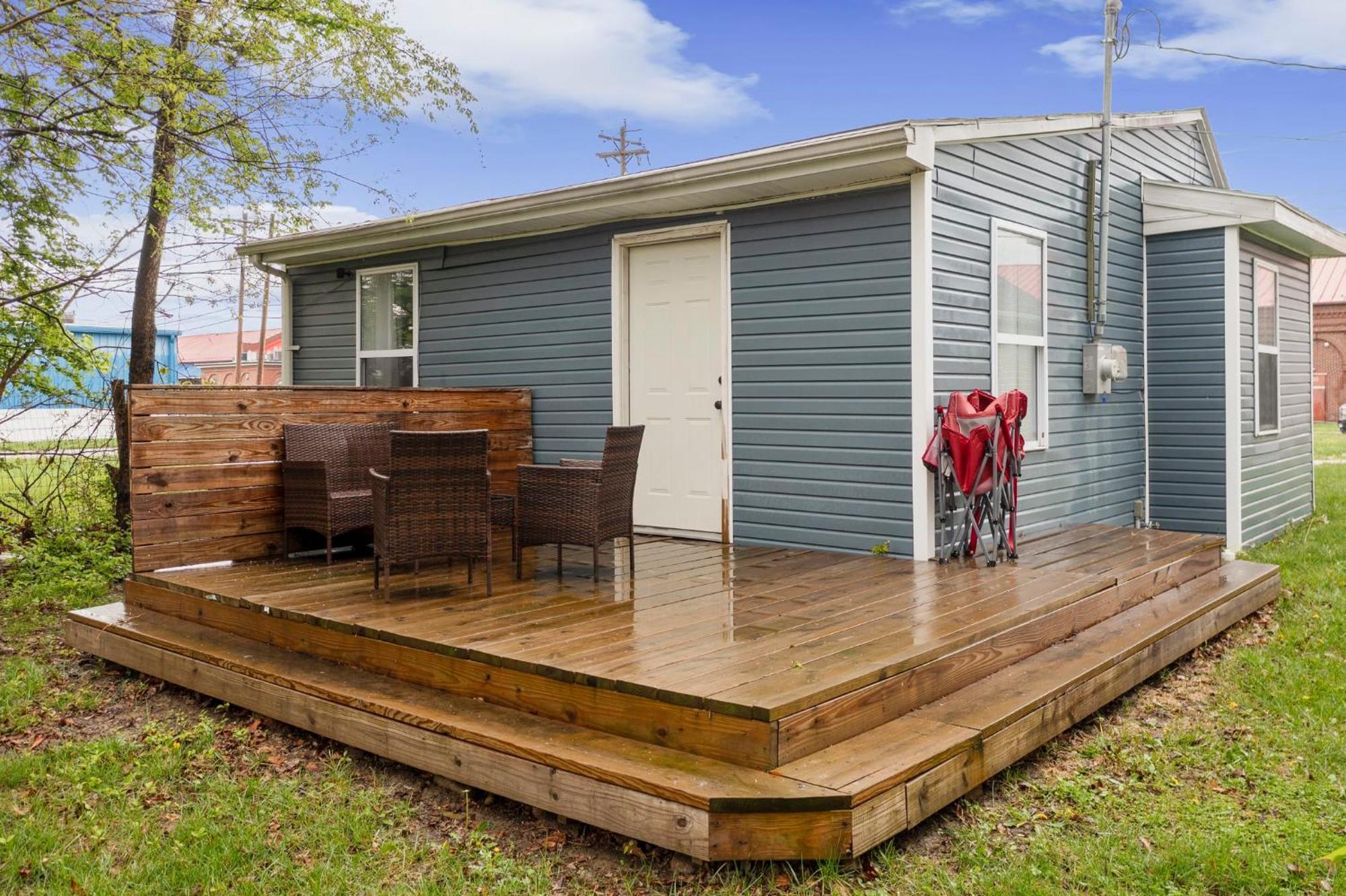 Cozy 3Br Downtown Red Door House Villa Jeffersonville Exterior photo